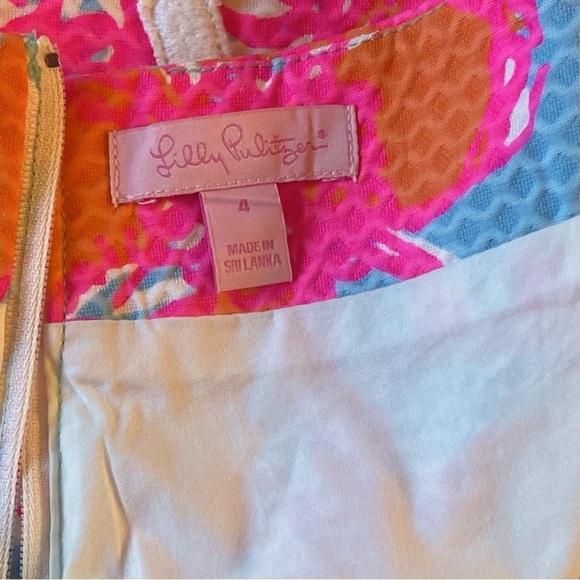 NWOT Lilly Pulittzer Michelina Vibrant Pink and Orange Women's Skort - Picture 9 of 10
